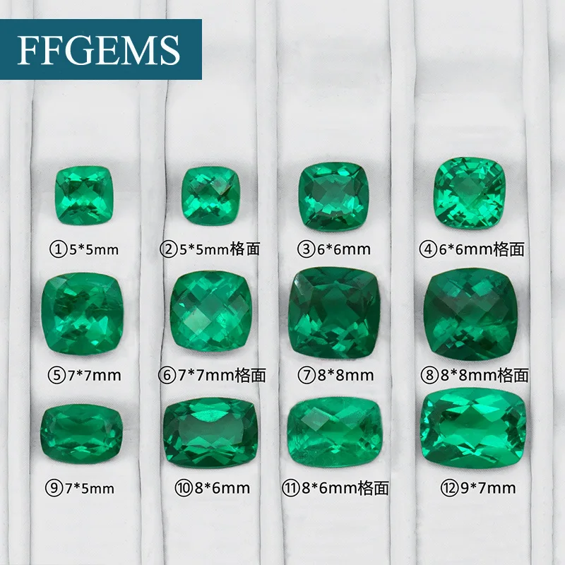 Женское кольцо с изумрудом VVS CCE, зеленое свободное кольцо из драгоценных камней с особой огранкой, 1 шт.