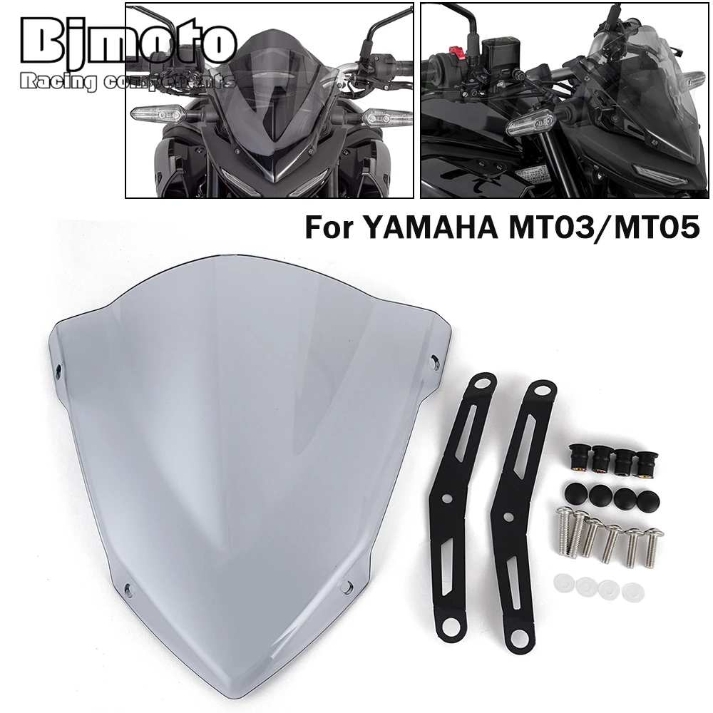 

Motorcycle Street Bike Windshield Windscreen For Yamaha MT-03 MT25 MT-25 MT03 2020-2021