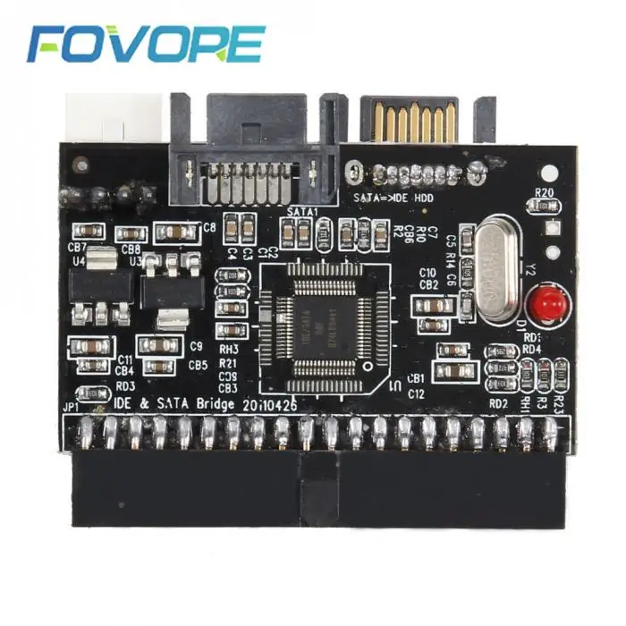 2 в 1 IDE/SATA/адаптер SATA IDE конвертер Поддержка Serial ATA 40pin IDE/SATA порт 4 контактный разъем