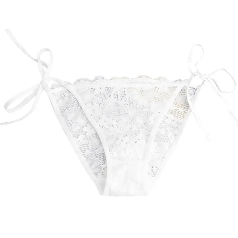 Женские сексуальные трусы с низкой посадкой и Т образной спинкой кружевные