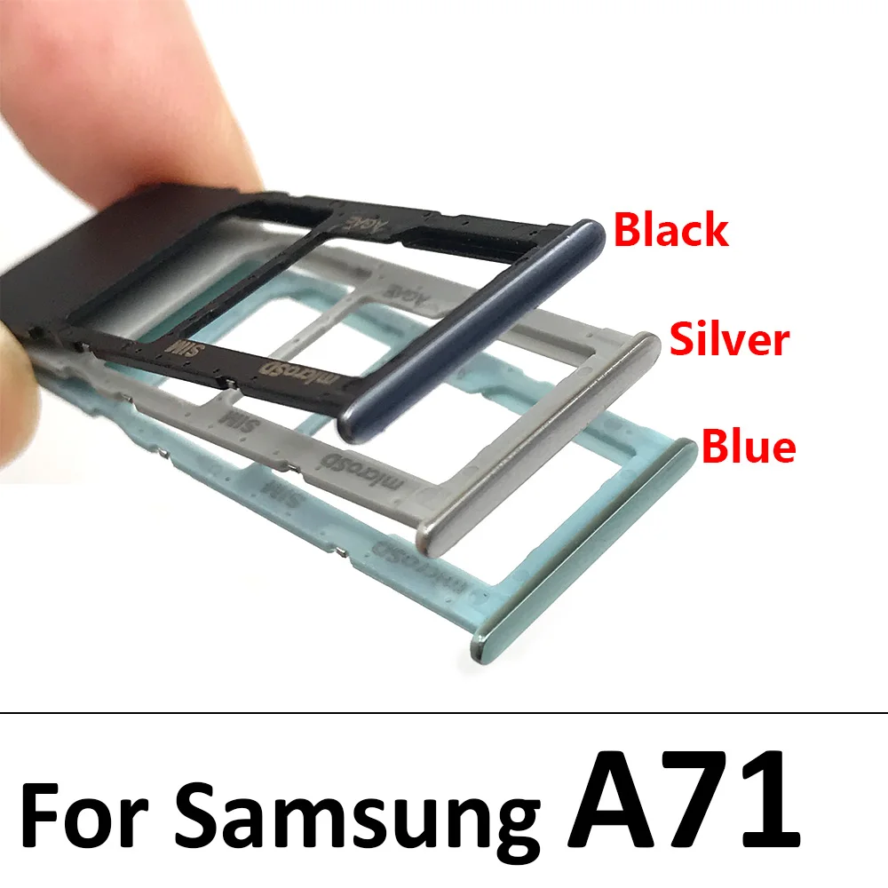 Новый держатель слота для Sim-карты Samsung A30S A307F A50S A507F A31 A315F A51 A515F A71 A715F A60 A6060 Запасная