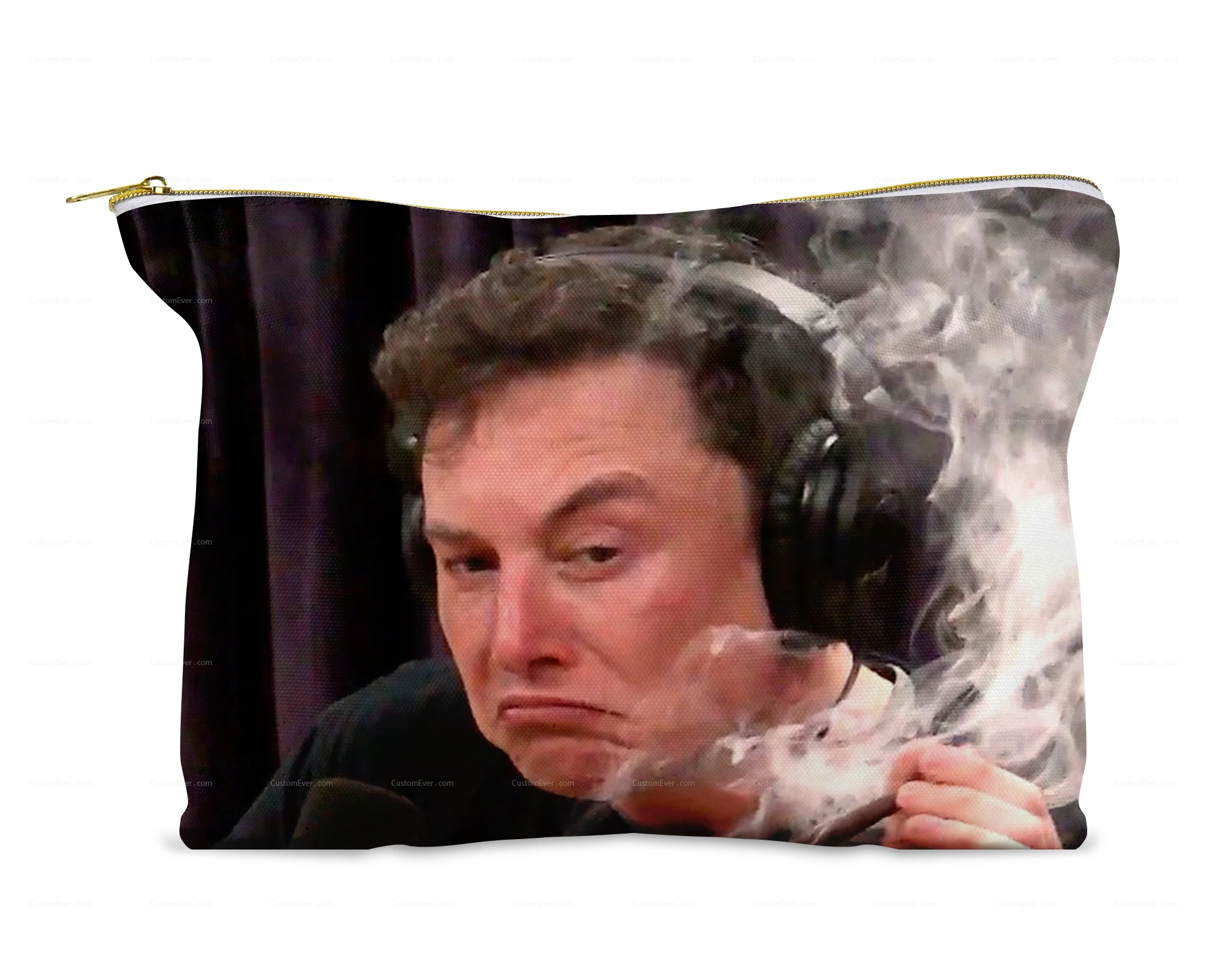 

Elon Musk joint cosmetic bag travel size toiletries zipper pouch small makeup bag cute travel bag for women