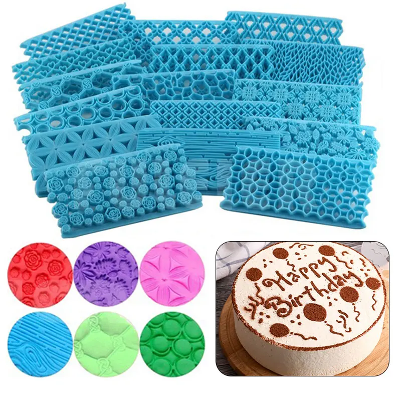 

Cake Mould Chocolate Mould Circular Mould Cookie Mold Embosser Flower Mold Random Color Durable 16 Styles Convenient Mold