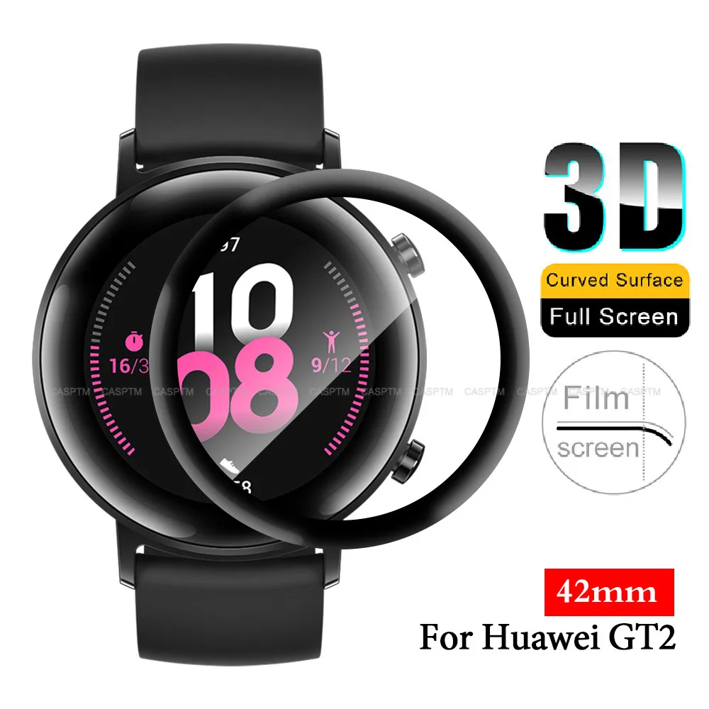 Защитная пленка для часов huawei watch gt 2 протектор экрана 42 мм 3d мягкое полное