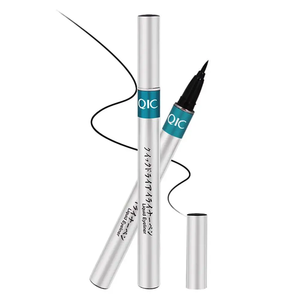 Жидкая подводка для глаз ручка черная быстросохнущая Водонепроницаемая