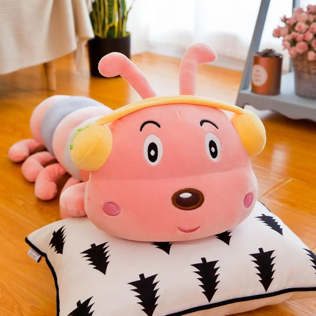 Милая плюшевая игрушка в форме гусеницы мягкие игрушки&gt 3 года кукла животных
