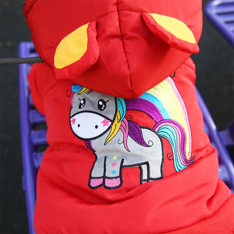 

Clothes For Medium And Large Pet Dogs Autumn And Winter Jacket Four Legged Thicken Clothes Cotton-Padded Clothing Printed