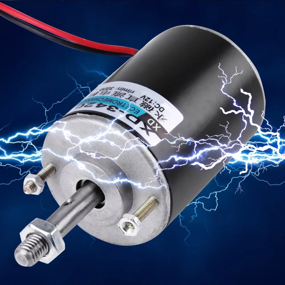 Бесщеточный двигатель постоянного тока Генератор переменного тока 12/24V 3000-6000 об/мин включает в себя большие сумки Мощность низкая Шум с заглушкой по часовой стрелке против CCW постоянный магнит двигатель постоянного тока