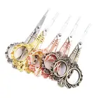 Ножницы для макияжавышивкиногтейшитья, из нержавеющей стали 7,8, 1 шт. (6 видов цветов * 15 см), металлические ножницы, инструмент для кутикулы, P4006