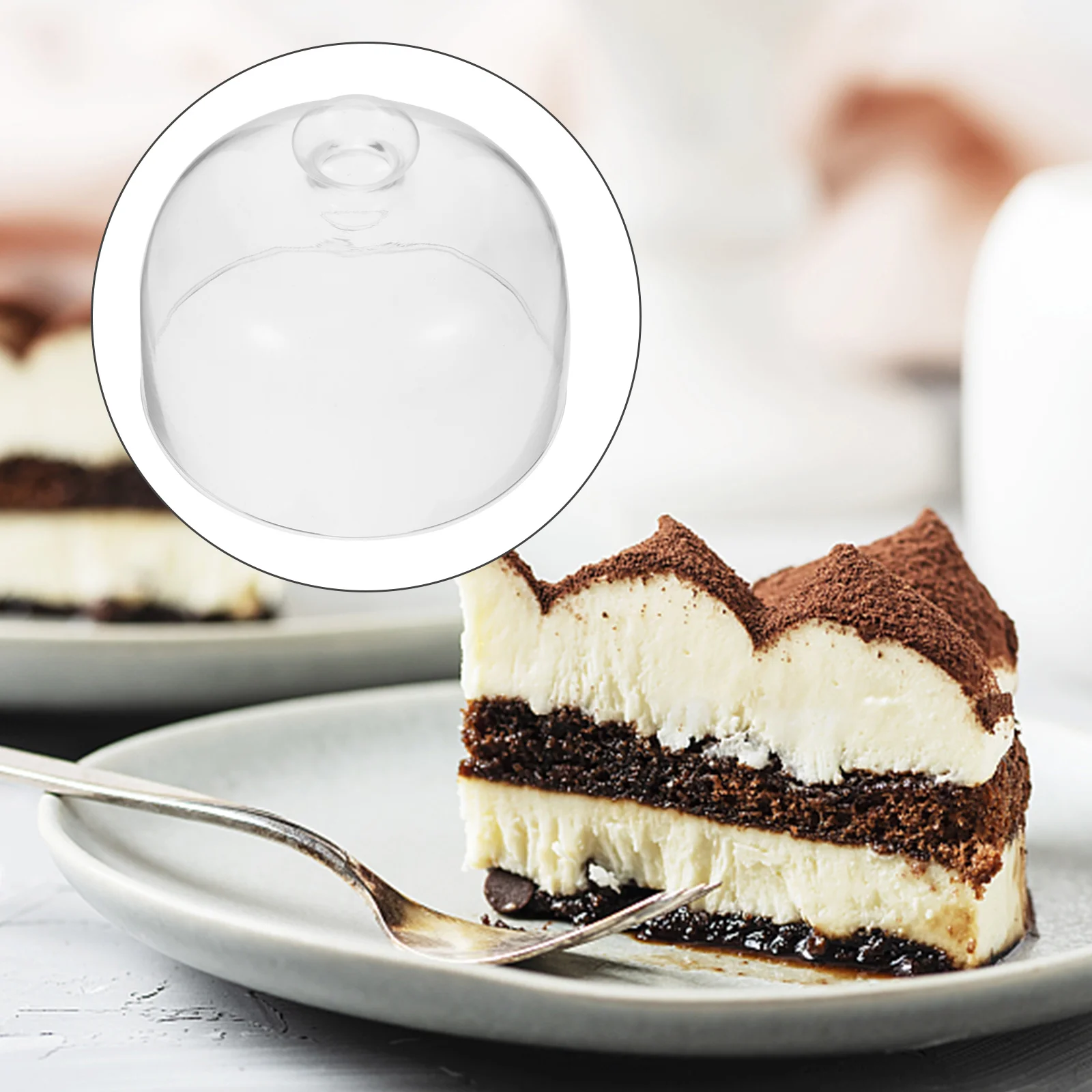 

1PC Multipurpose Glass Food Cover Pastry Dessert Cover Food Protective Lid