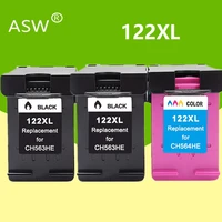 asw 122xl replacement for hp cartridge 122 xl for deskjet 1510 2050 1000 1050 1050a 2000 2050a 2540 3000 3050 3052a printer