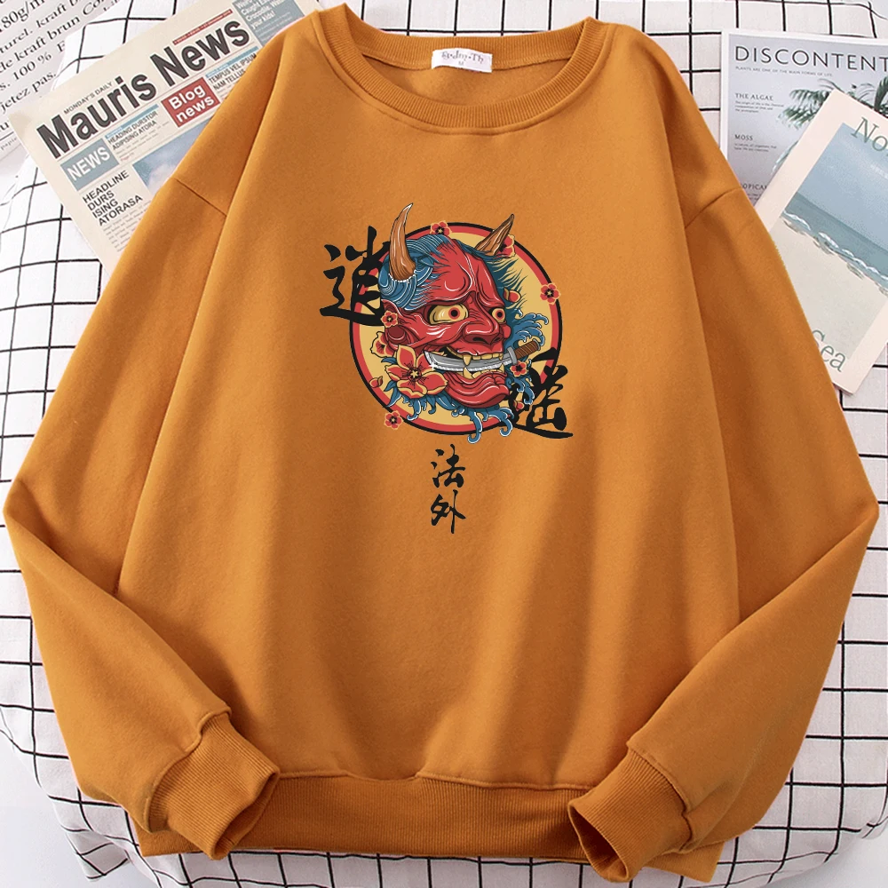 

Chinese Style Grimace At Large Printing Female Sweatshirt Fashion fur-liner Hoody Casual S-XXL Hoodies High Quality Clothes Male