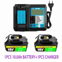 with led charger bl1860b makita 18v battery bl1830 rechargeable 18650 batteres 18 v 10ah 6ah li ion for bl1840 bl1860 bl1850