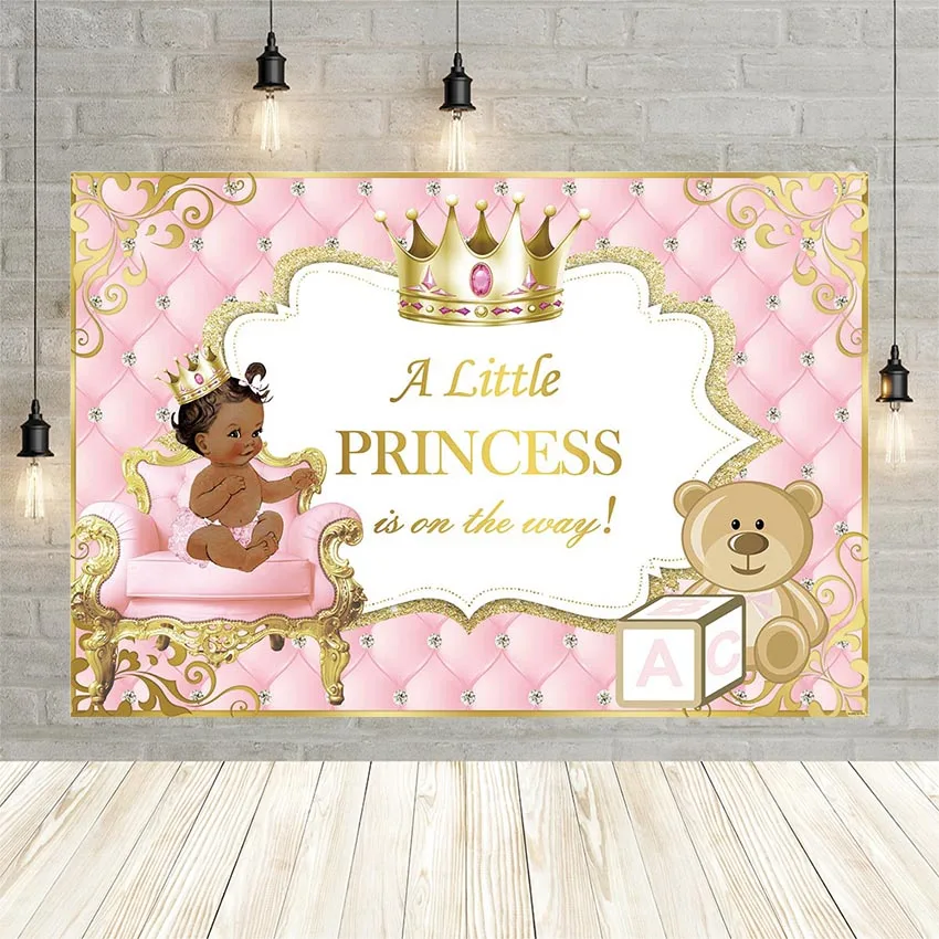 

Avezano фон для фотосъемки новорожденных розовое изголовье золотая корона маленькая принцесса день рождения фотосессия фон для фотостудии