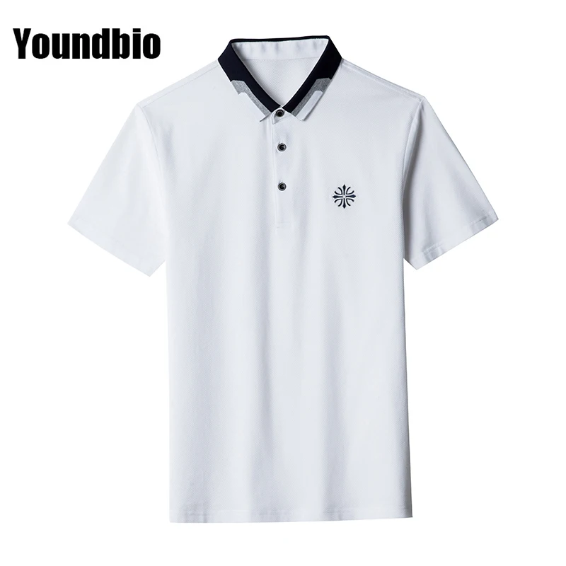 

2021Polo Shirt Men Summer Short Sleeve Loose Thin Polo Men High Quality Tee Shirt Casual Fashion Polo Shirt