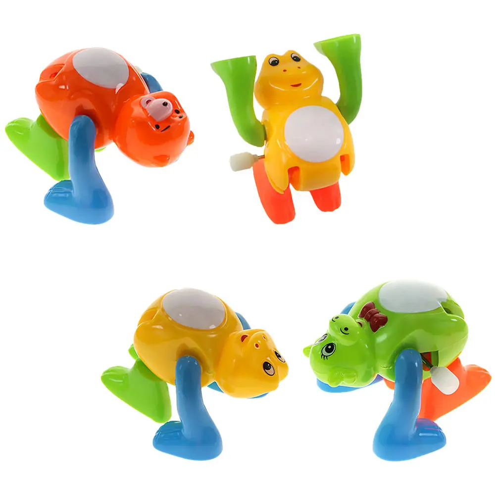 

4Pcs Clockwork Animals Toys Funny Kids Windup Somersault Playthings Mixed Styles