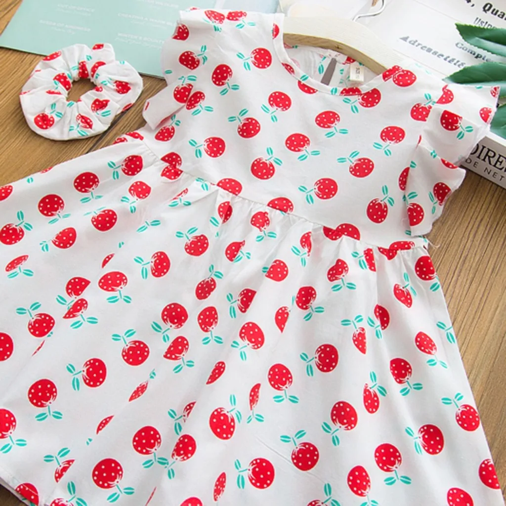 Лидер продаж 2020 новое летнее платье милая одежда для маленьких девочек на день