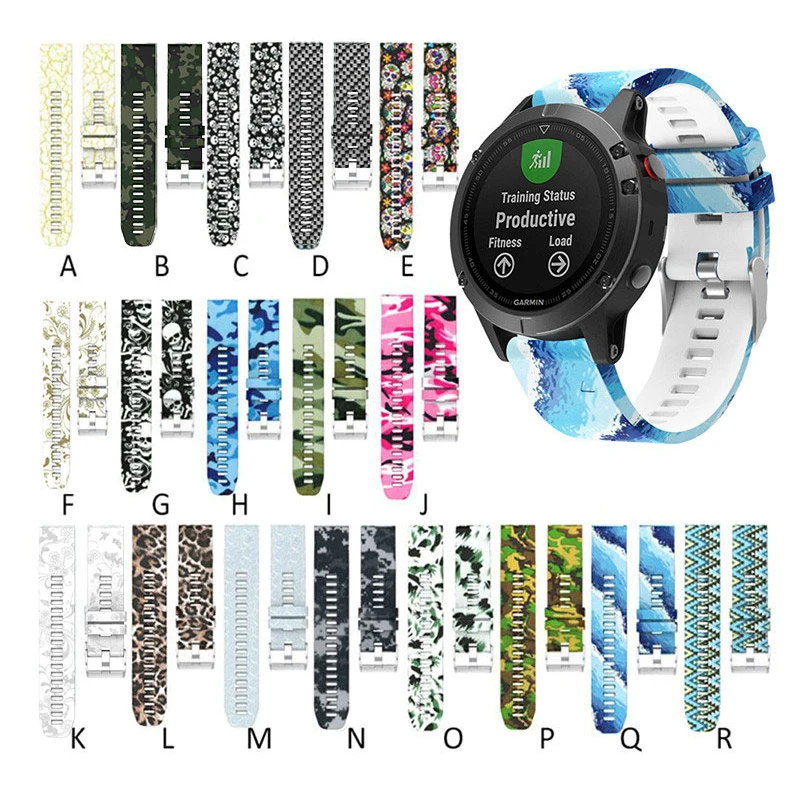 Ремешок для наручных часов Garmin Fenix 5/Fenix 5 Plus/Forerunner 935/touchs60/Quatix ремешок силиконовый с