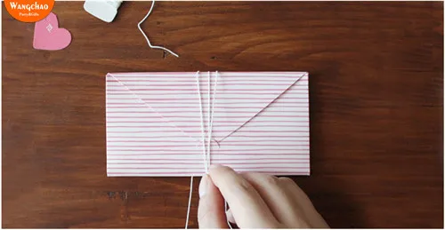 2 шт./пакет DIY розовое мини-Сердце поздравительная открытка на день рождения с