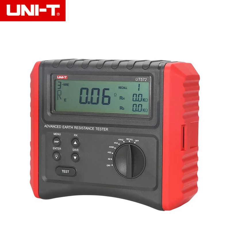 UNI T UT572 умные тестеры сопротивления заземления с индикацией низкого заряда
