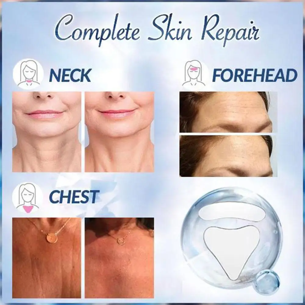 

Reusable Silicone Removal Sticker Face Forehead Neck Eye Sticker Pad Anti Aging Skin Lifting Care Patch