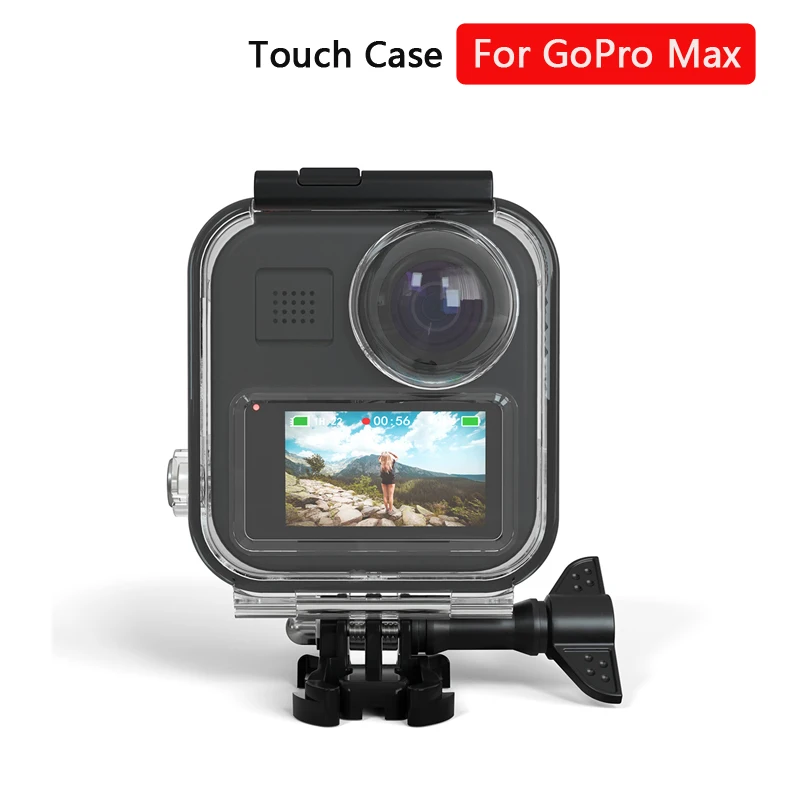 Case à Prova Água para Gopro Caixa de Habitação para go Herói Touch Dwaterproof Underwater Proteção Toque Pro 360 Câmera Acessórios 8 Max