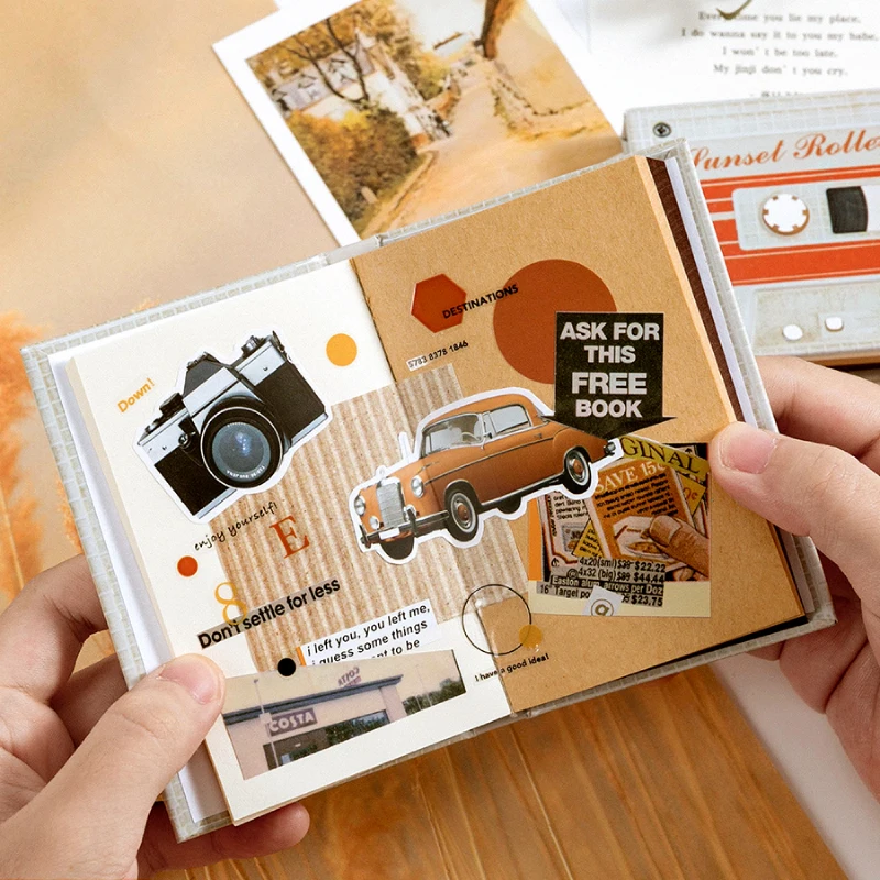 

6PCS/LOT memory of vocal cords series creative Retro simple paper memo pad