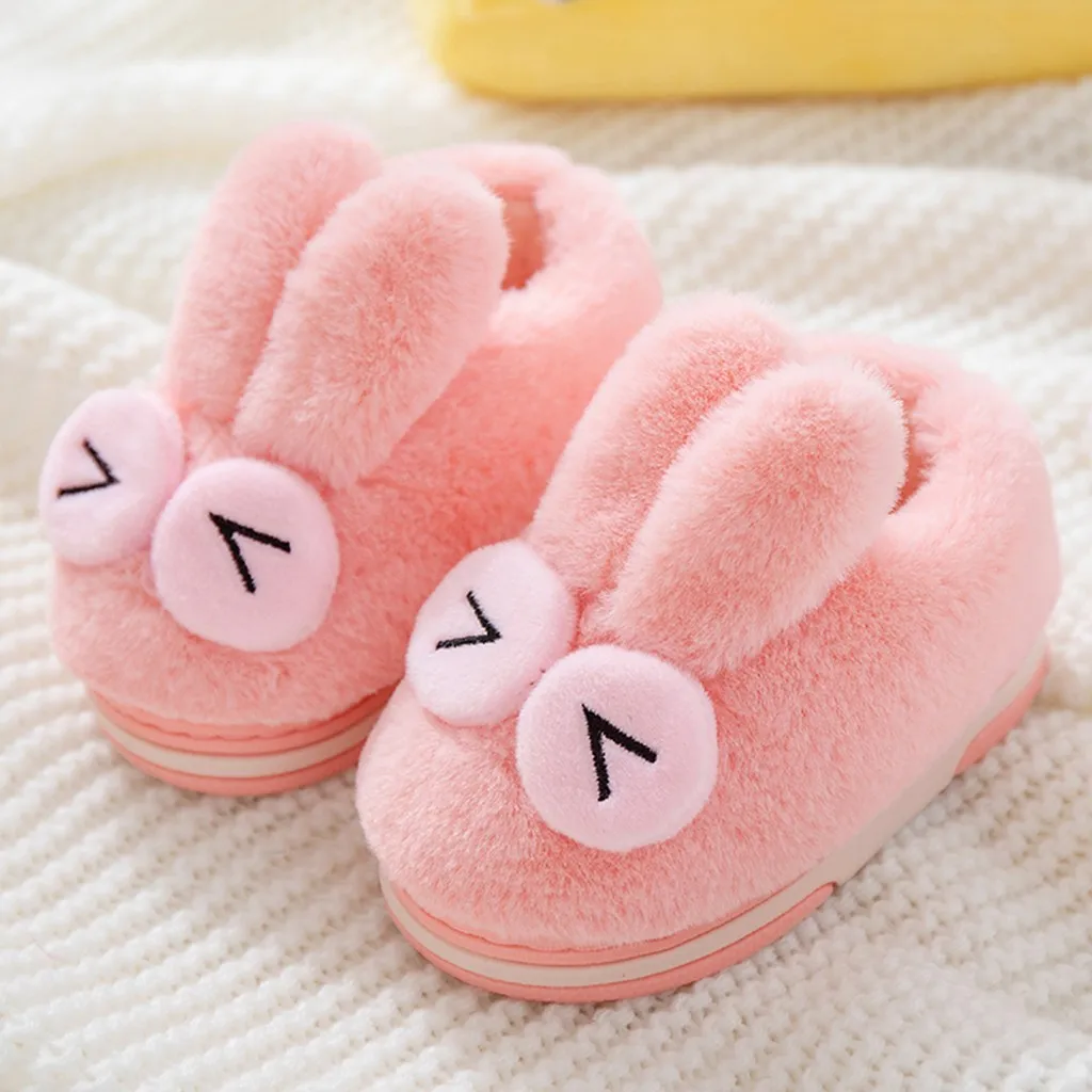 Тапочки для малышей теплые домашние тапочки Нескользящие мягкие детские с