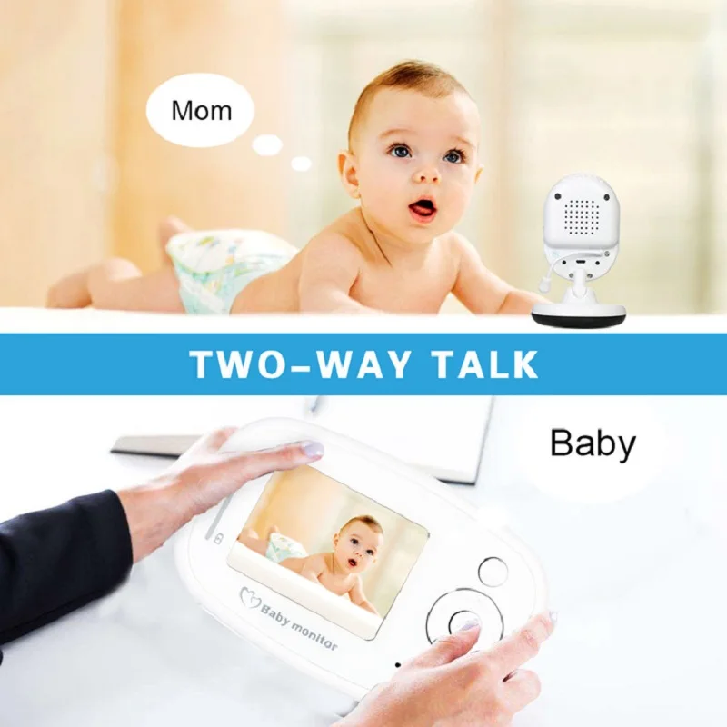 2.4 Inches LCD wireless Baby Monitou 2 Way Audio Talk Night Vision Video IP Security Surveillance Mobile Camera Monitor | Безопасность и