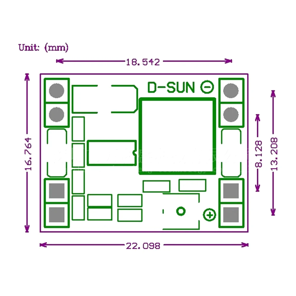 

5PCS Ultra-Small Size DC-DC Step Down Power Supply Module 3A Adjustable Buck Converter for Arduino Replace LM2596