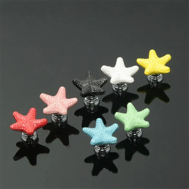 2021 New Cartoon Fish Shaped Ceramic Handle Eco-friendly Children's Room Wardrobe Drawer Bookcase Door Small Handles | Обустройство