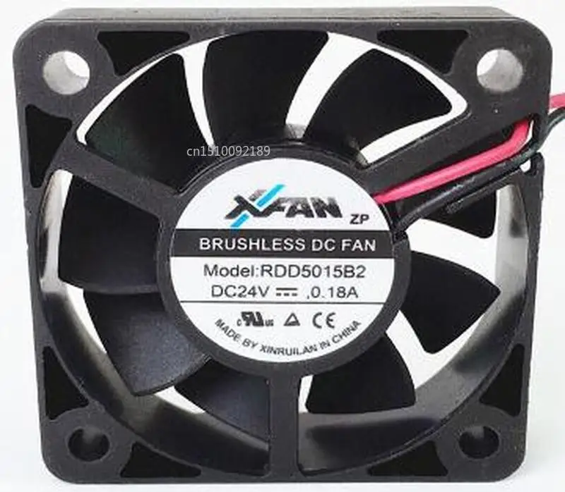 

for original RDD5015B2 DC24V 0.18A 5015 5cm inverter fan Free shipping