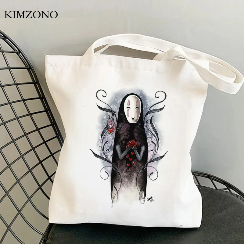 

Spirited Away shopping bag bolso bolsas de tela shopper reusable canvas shopper bag jute boodschappentas ecobag net cabas