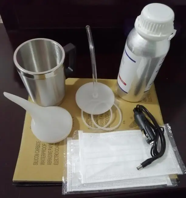 Набор для полировки фар комплект синий химический| |