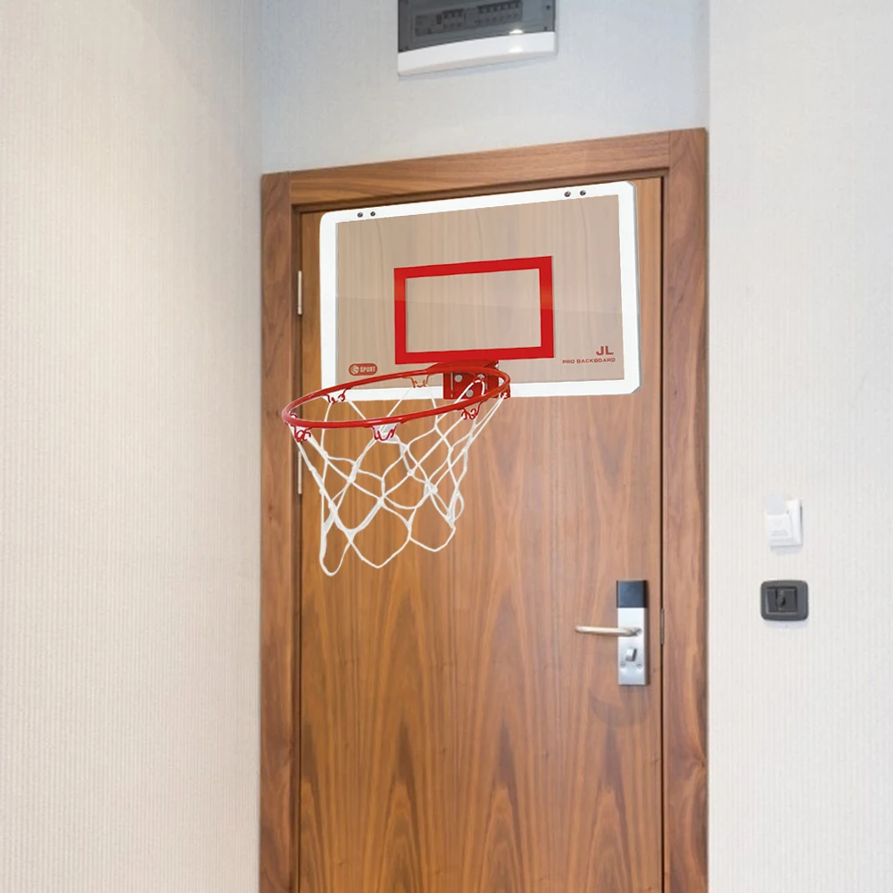 Big Size Children Kids Hanging Basketball Hoop Indoor Door Wall Mounted  Mini Basket Ball Board Toy Set with Pump images - 6