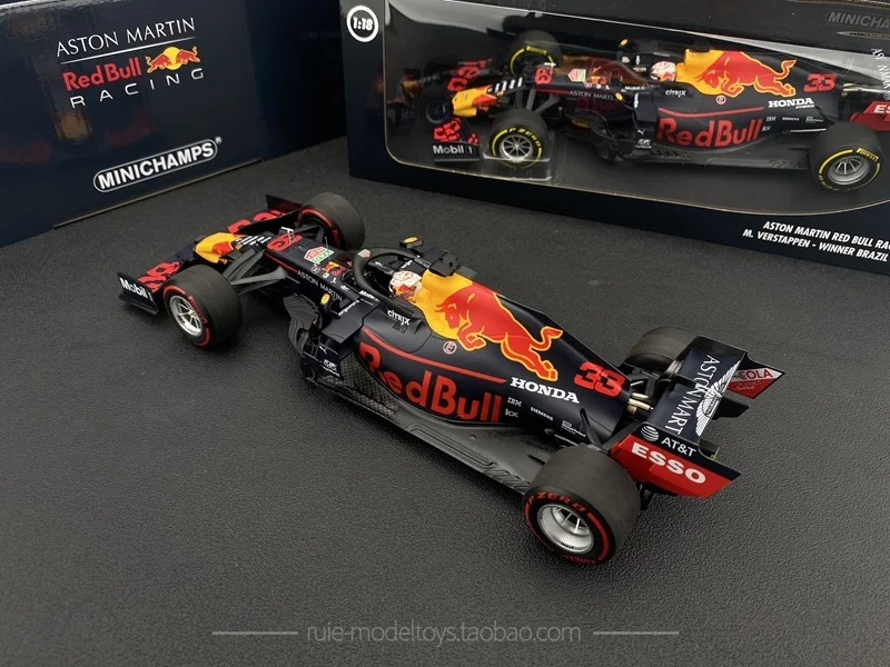 

1:18 Mini Cut RB15 2019 F1 Germany Station Verstappen Simulation Alloy Car Model Collection Decoration #33
