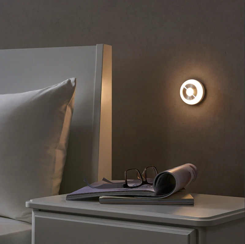 

LED Night Light OEM Body Induction Night Light Smart Magnetic Light Control LED Motion Sensor A2f Charge Induction Lamp
