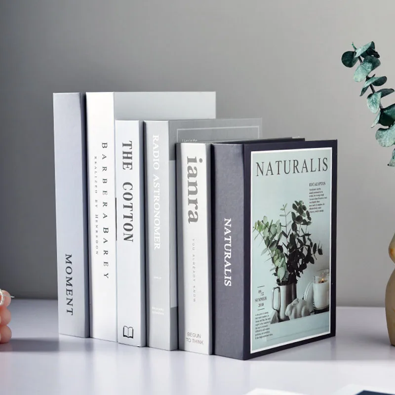 Поддельная модель книг INS для офиса аксессуары украшения стен реквизит