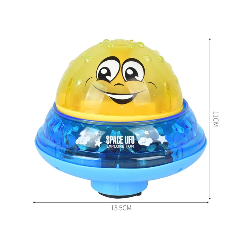 Детские игрушки для ванной распыления воды с светодиодный светильник сквирт