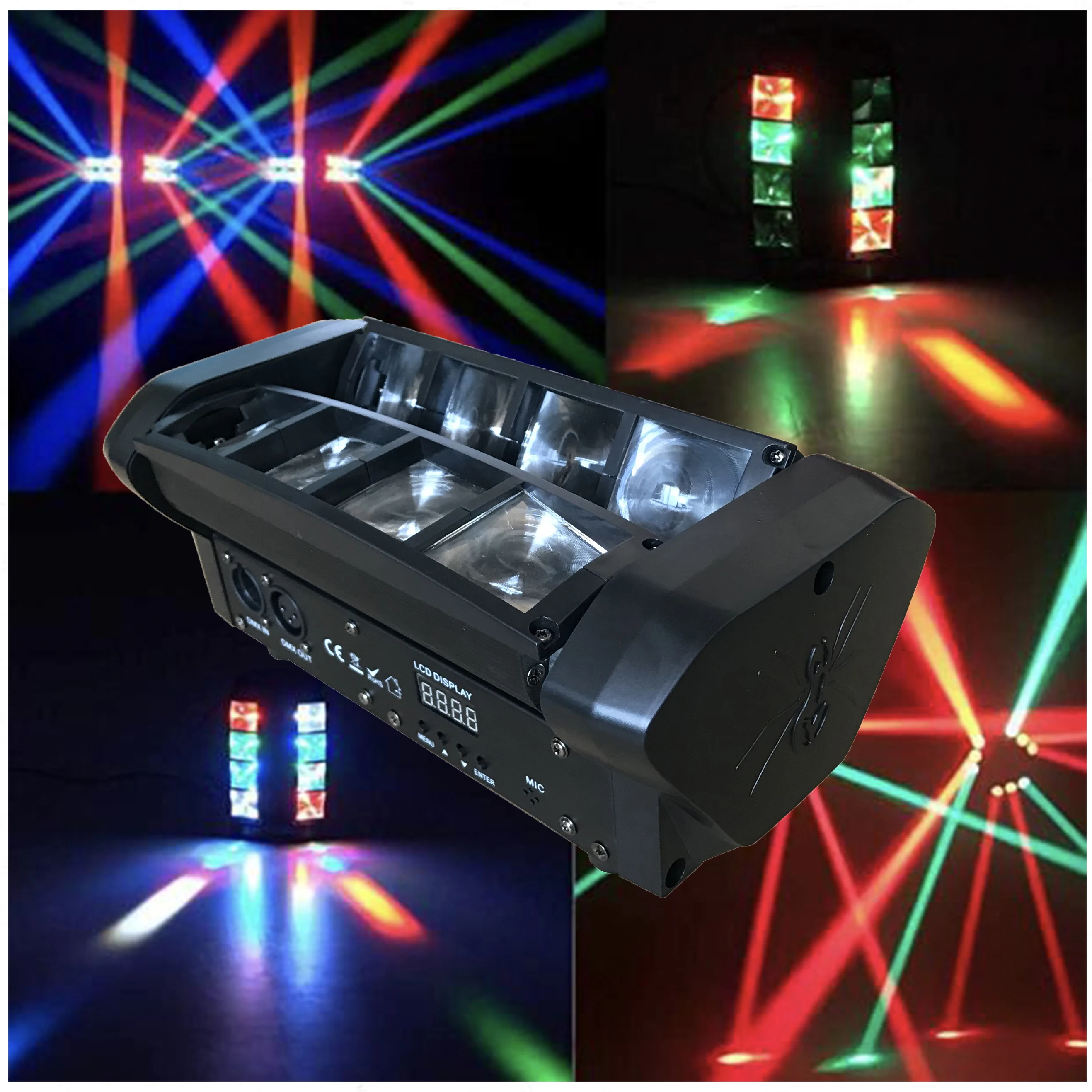 High Quality LED Moving Beam 8x10W RGBW Band Is Used For Stage Lighting Of DJ Disco Club
