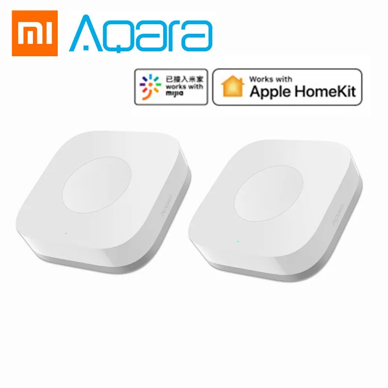 Xiaomi Mijia Aqara Smart Wireless Switch Remote One Key Control Intelligent Application Home Security APP | Электроника