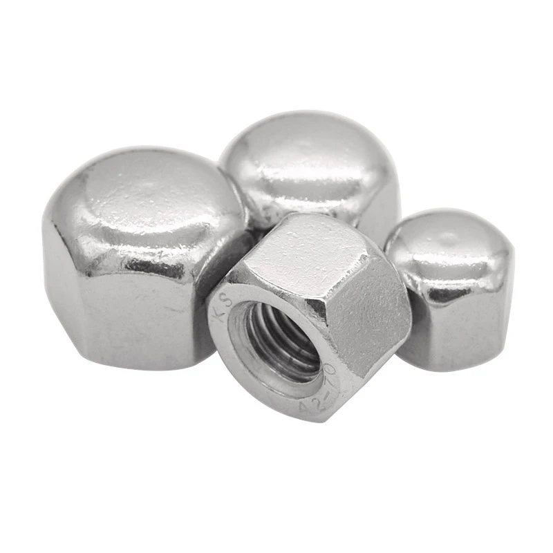 DIN917 тонкая крышка из нержавеющей стали железная Гайка шестигранная короткая