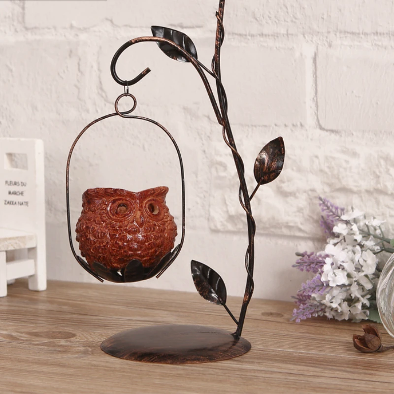 Веселый пылкий креативный винтажный подсвечник современный дизайн