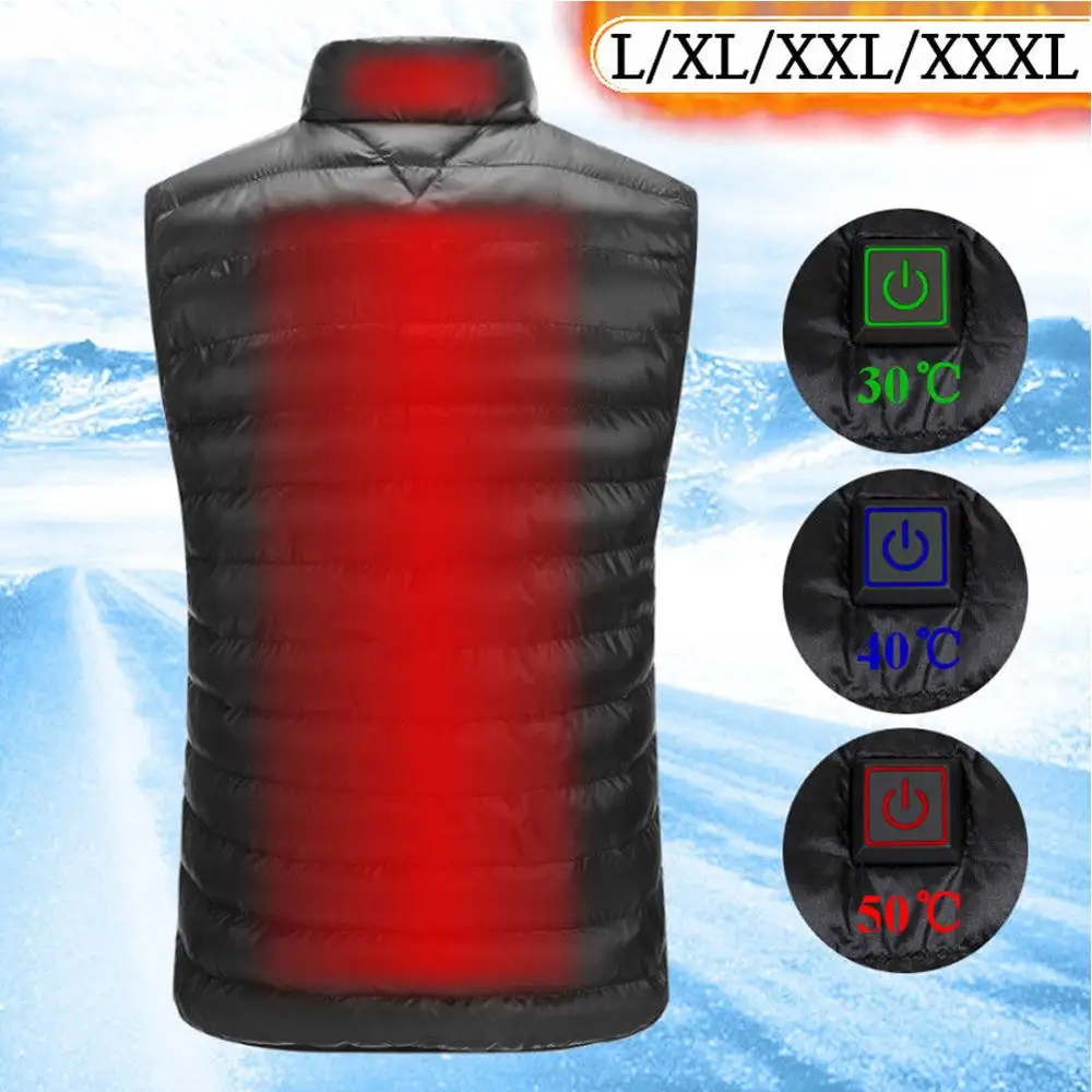 Мотоциклетный уличный жилет с электрическим подогревом спортивная зимняя