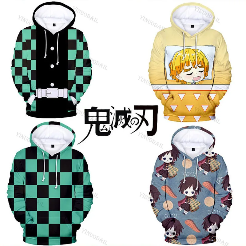 Милые стильные детские куртки пальто толстовка с капюшоном Kamado Tanjirou Nezuko для