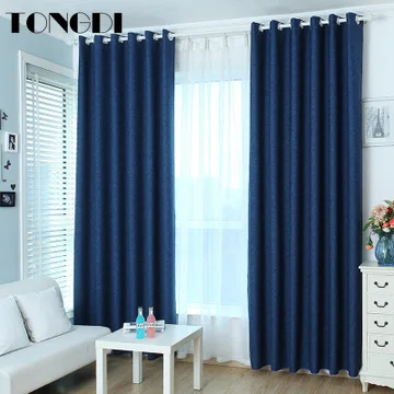 TONGDI современные затемняющие занавески мягкие затемненные элегантные однотонные