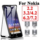 Защитное стекло для nokia 2,2 3,2 4,2 6,2 7,2, закаленное стекло на nokia2.2 nokia3.2 nokia4.2 nokia6.2 nokia7.2, защита экрана