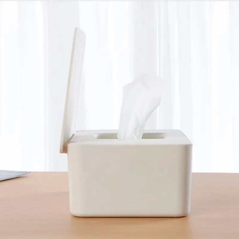 Durable PP Wet Wipes Dispenser Holder Tissue Storage Box Case with Lid for Home Stores | Мать и ребенок