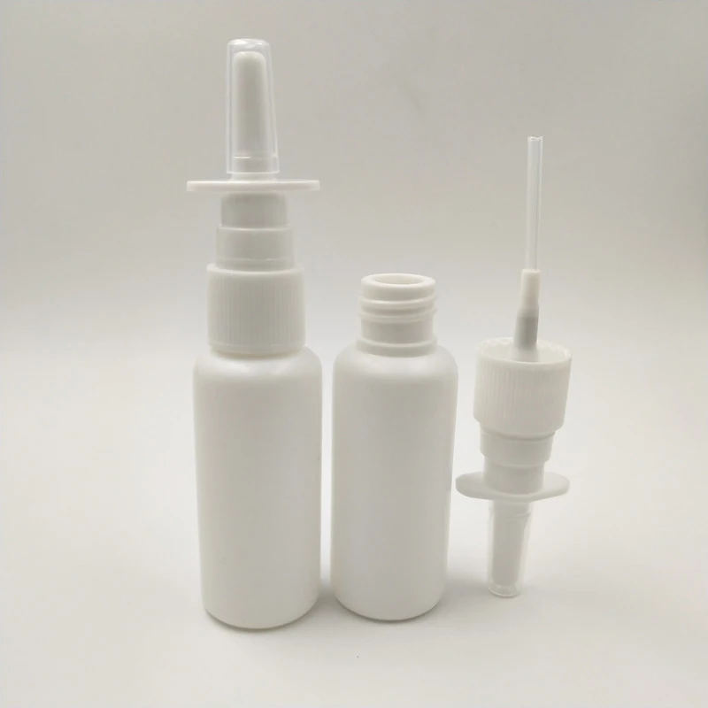 10 шт. 20 мл ПЭТ тонкой назальный спрей бутылка с точным носовые опрыскиватель