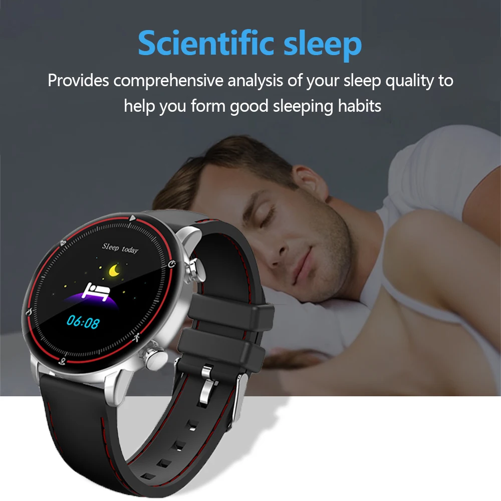 Q83 Смарт-часы Bluetooth 5 0 сердечного ритма крови Давление Sleep Monitor IP68